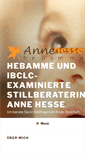 Mobile Screenshot of hebamme-anne-hesse.de